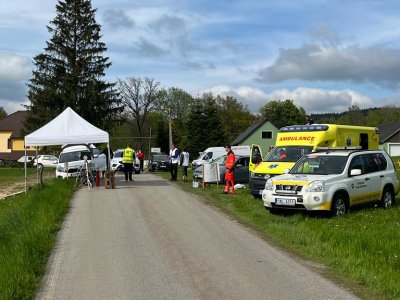 Zdravotnická asistence na Rallye Český Krumlov